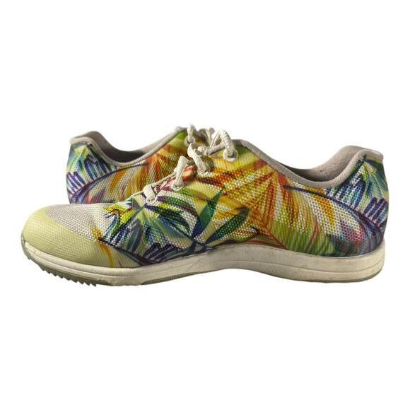 FootJoy Leisure Spikeless Golf Shoes Womens Sz 7.5 M Bright Multicolor Palm Tree - Picture 7 of 9